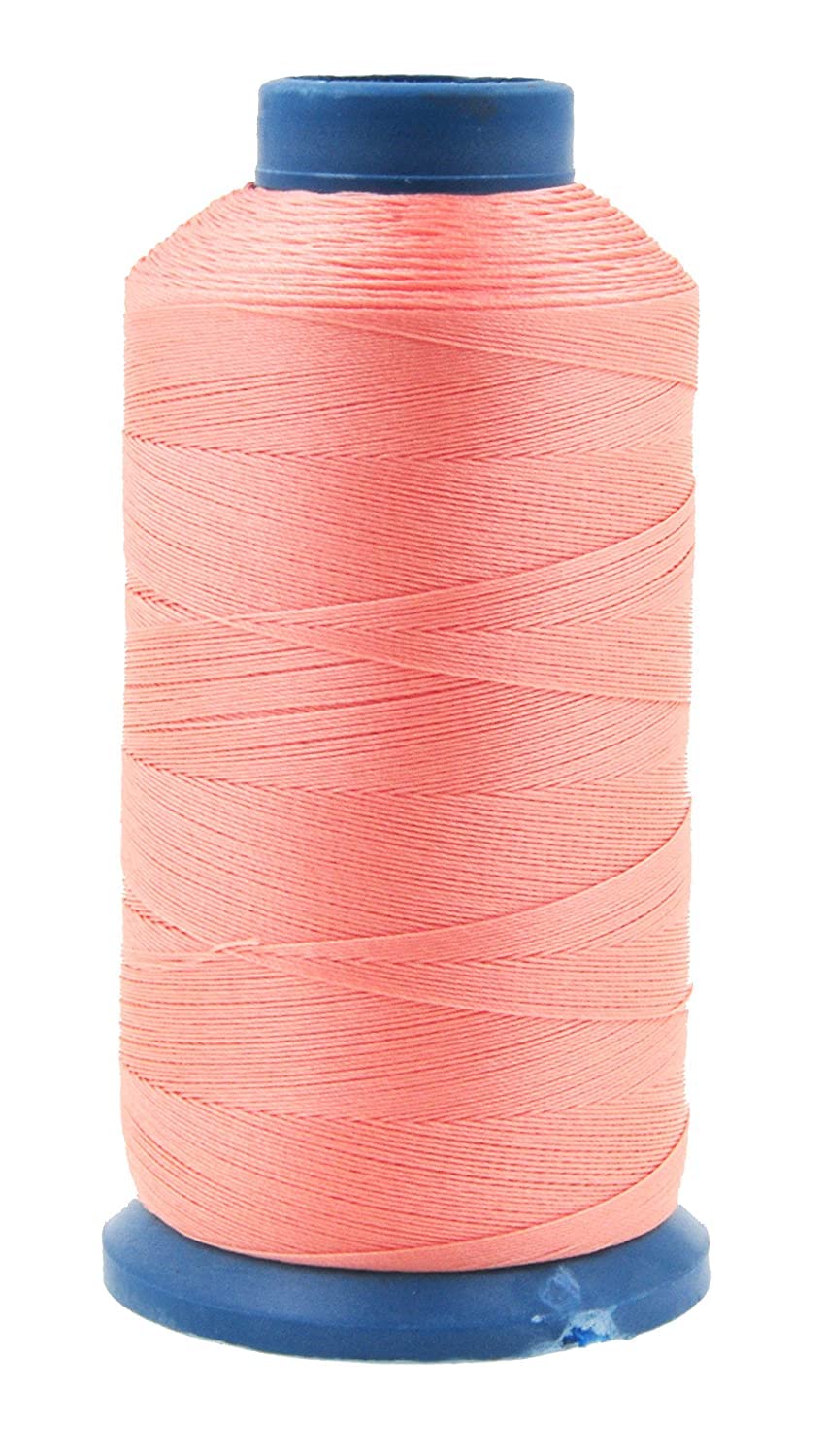 Bhavya Enterprises Tex 70 Bonded Nylon Thread for Sewing - T70 Heavy Duty Blush Nylon Thread Size 69 210 D Upholstery Thread for Leather Jeans Weaving (Blush)