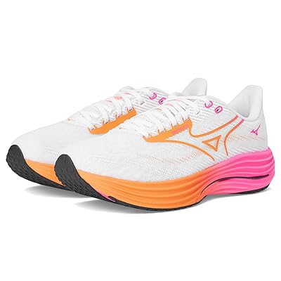 Mizuno Wave Rider 29 Hanabi Running Shoes White/Tang Orange