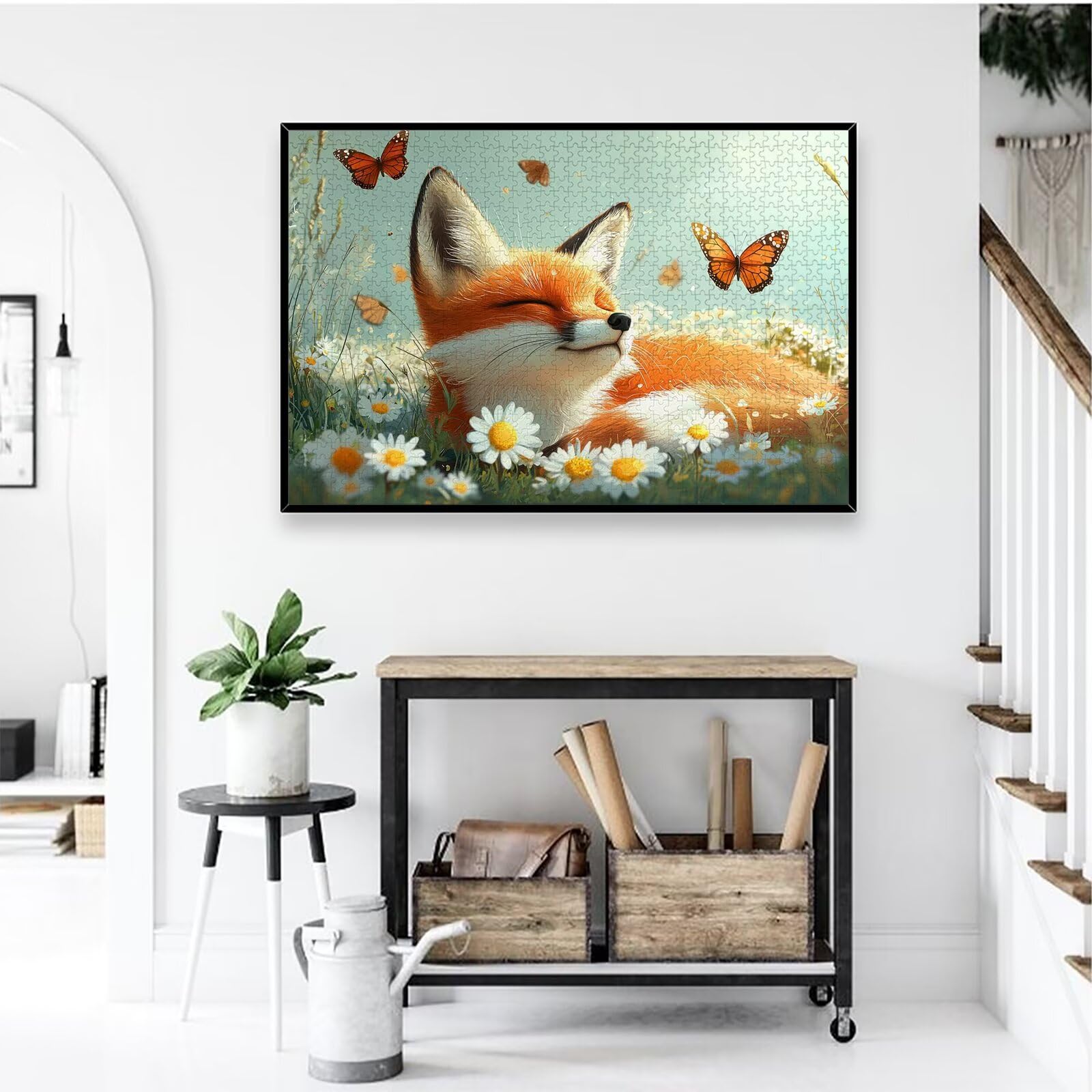 Puzzle 5000 sztuk lis, puzzle kwiatowe 5000 sztuk dla dorosłych i nastolatków, drewniane puzzle z wykwintnym opakowaniem, rodzinne gry edukacyjne, dekoracje domu, prezent dla dorosłych-1683