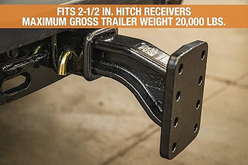 Miniatura 6 de Buyers Products - PM25812 Soporte de gancho de 3 posiciones para receptor de 2-1/2 pulgadas-20,000 M.G.T.W.