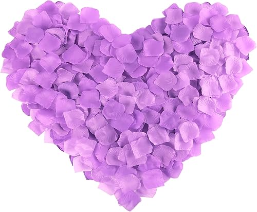 Miniatura 11 de 1000 pétalos de rosa de seda artificial, para decoración de bodas, fiestas Hecho a mano Marfil 200,Azure,Negro,Azul,Borgoña,Champán,Rojo oscuro y