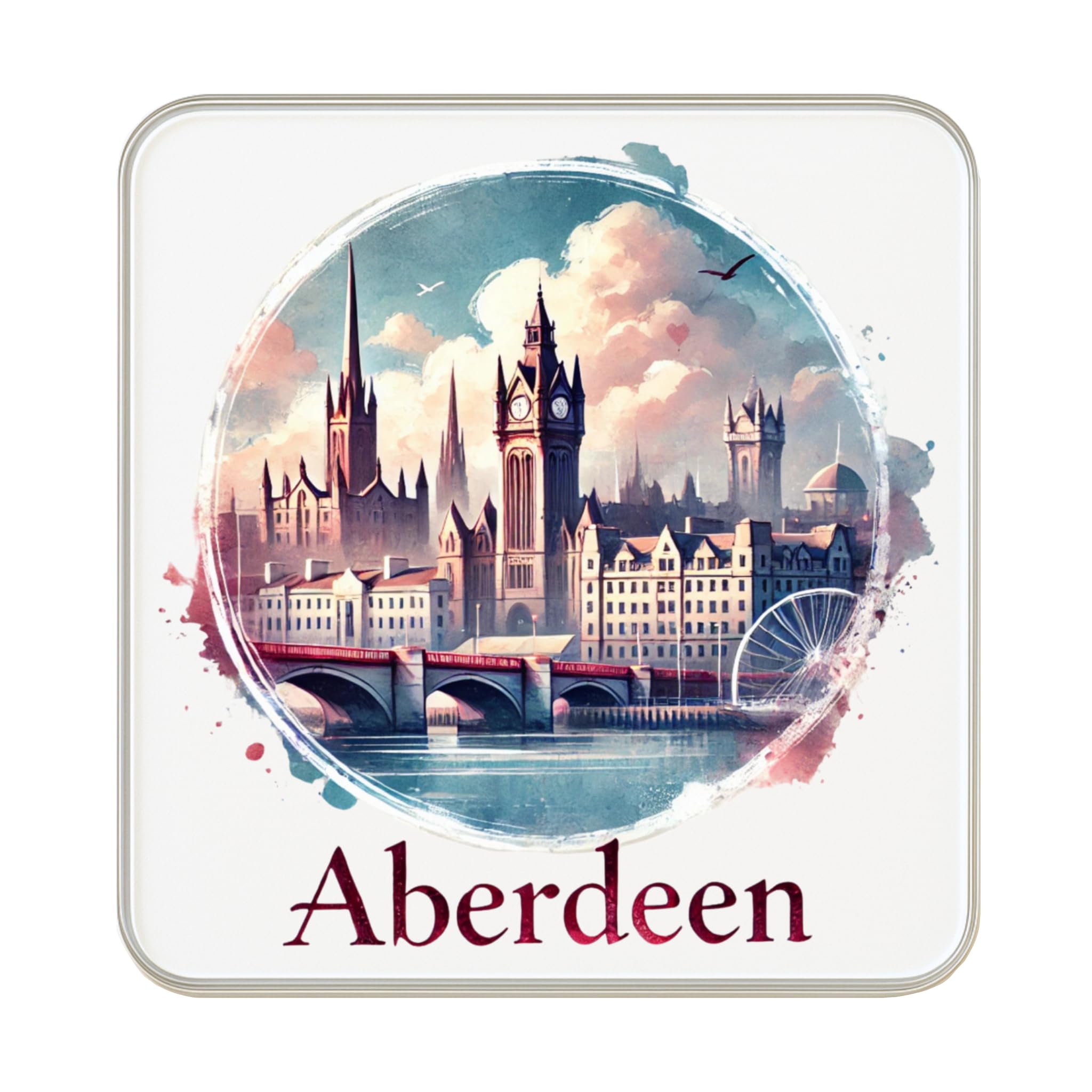 Aimant de réfrigérateur Aberdeen pour revivre vos précieux souvenirs de voyage en Écosse