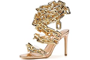 Luxurious Chain Sandals: Embrace the Fusion of Glamour and Edgy Chic