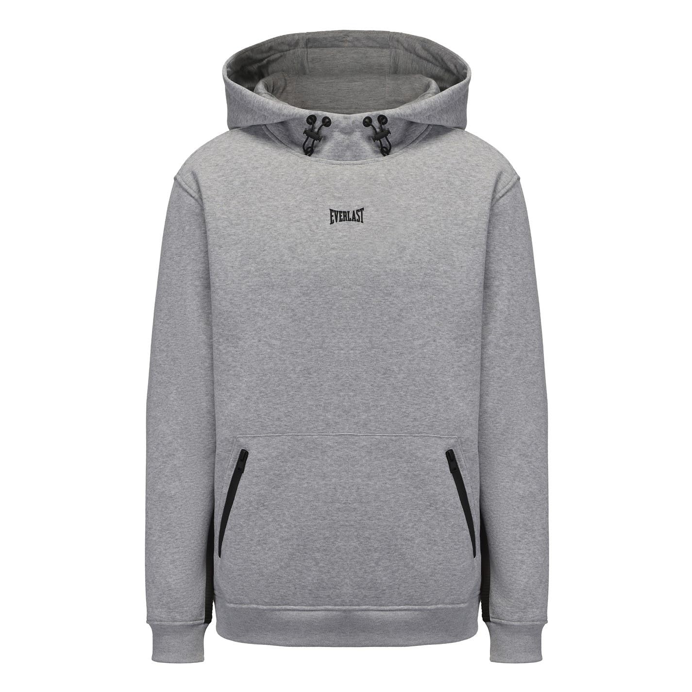 Everlast Mens Premium Overhead Hoodie Long Sleeve Hoody Top Grey Marl XL