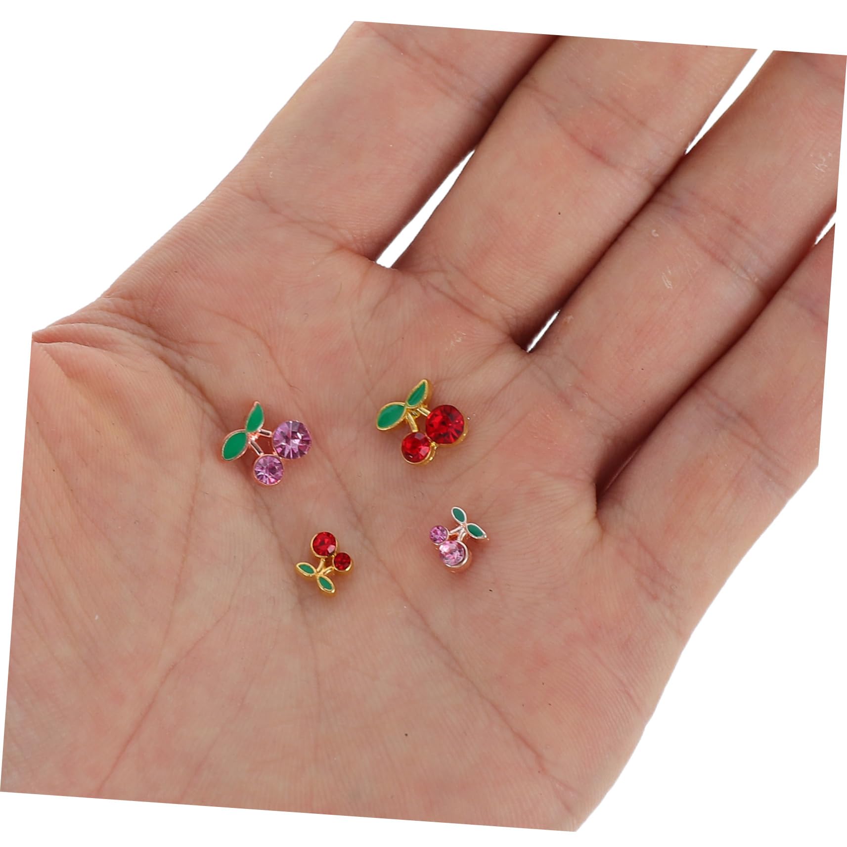 5 Set Charm Per Unghie Decorazioni Con Design Per Nail Art Per Unghie Naturali E Facili Applicare E Condividere Con Amiche 32 Pezzi*5