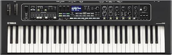 لوحة مفاتيح Yamaha CK Series 61-Key مع مكبرات صوت مدمجة ، أسود ( CK61 )