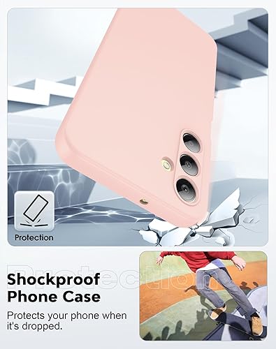 Miniatura 122 de LeYi Funda para Samsung Galaxy A14: Funda A14 5G con 2 protectores de pantalla de vidrio templado para mujeres y hombres, funda protectora delgada