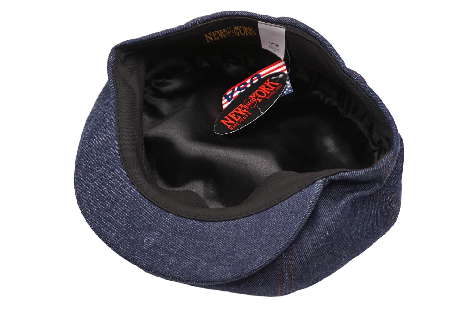 NEW YORK HAT ニューヨークハット デニム パッチワーク キャスケット Amazon | [ニューヨークハット] キャスケット 6103 Stitched