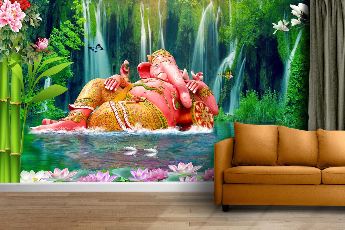 UK INTERIOR DESIGN 3D Wallpaper Wall Stickers /Polyvinyl Stickers Self-Adhesive DIY Wallpaper for Home Hotel Living Room Bedroom Cafe Décor (3 x 4 feet , Design_14)