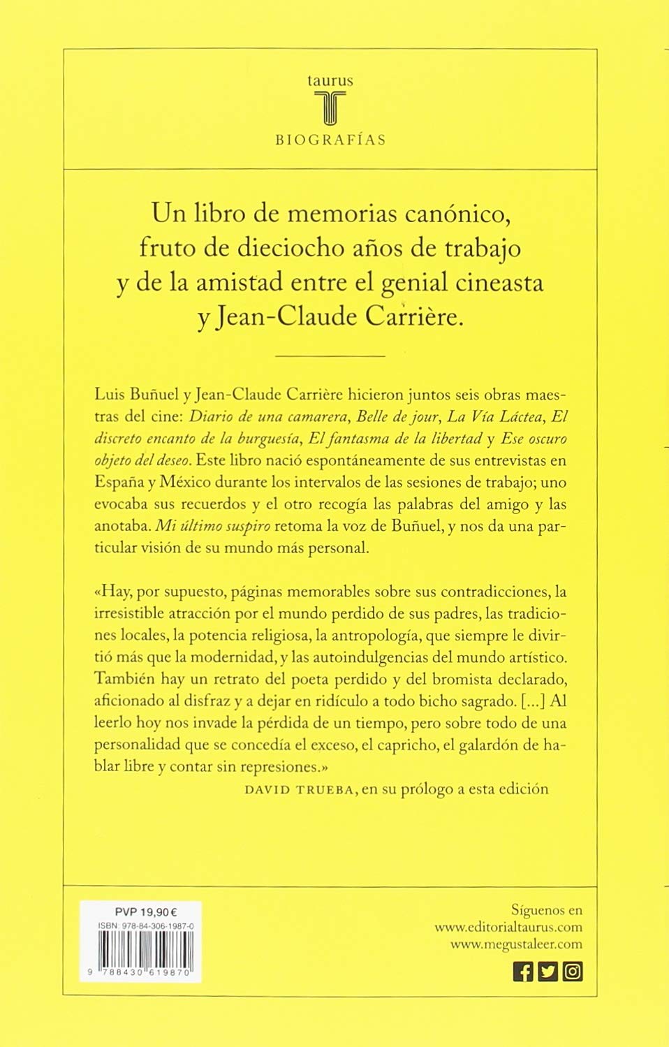 Mi último suspiro (Biografías)