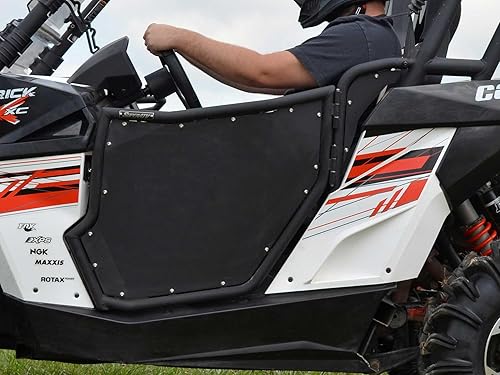 Miniatura 3 de SuperATV Puertas de aluminio compatibles con Can-Am Maverick 2013+, See Fitment, extra resistente, recubrimiento en polvo, resistente a los