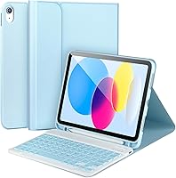 Vista 13 de Funda para iPad 11/10ª generación con teclado, funda de teclado Bluetooth desmontable para iPad A16 2025 de 11 pulgadas/10ª generación 2022 de 10.9