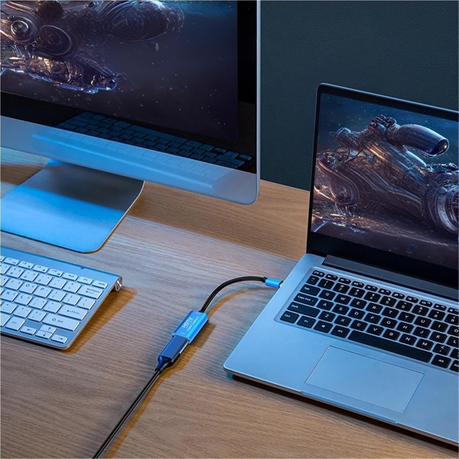 2 Tarjetas de Captura Video compatibles con USB Tipo C 3.1 a HDMI, 4K, 1080P, USB-C, HD, for PC, Juegos, cámara, grabación y transmisión en