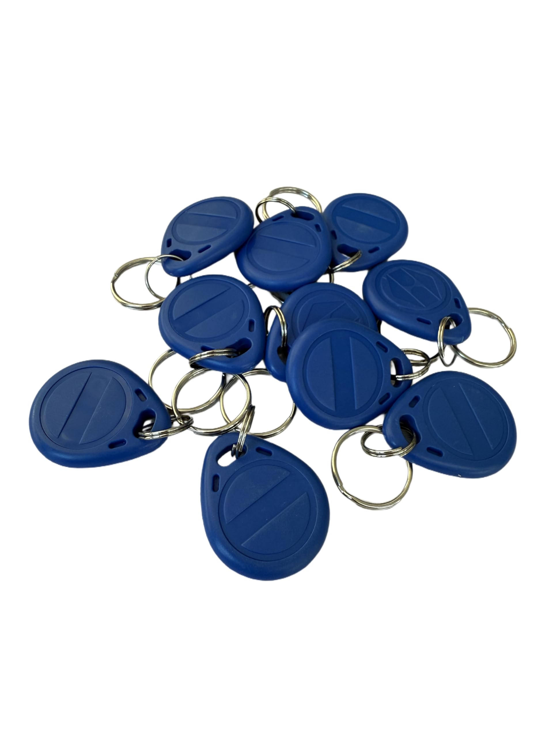 YARONGTECH RFID Rewritable tag T5577 125Khz Writable Waterproof Blue Hotel Keychain (Pack of 10)
