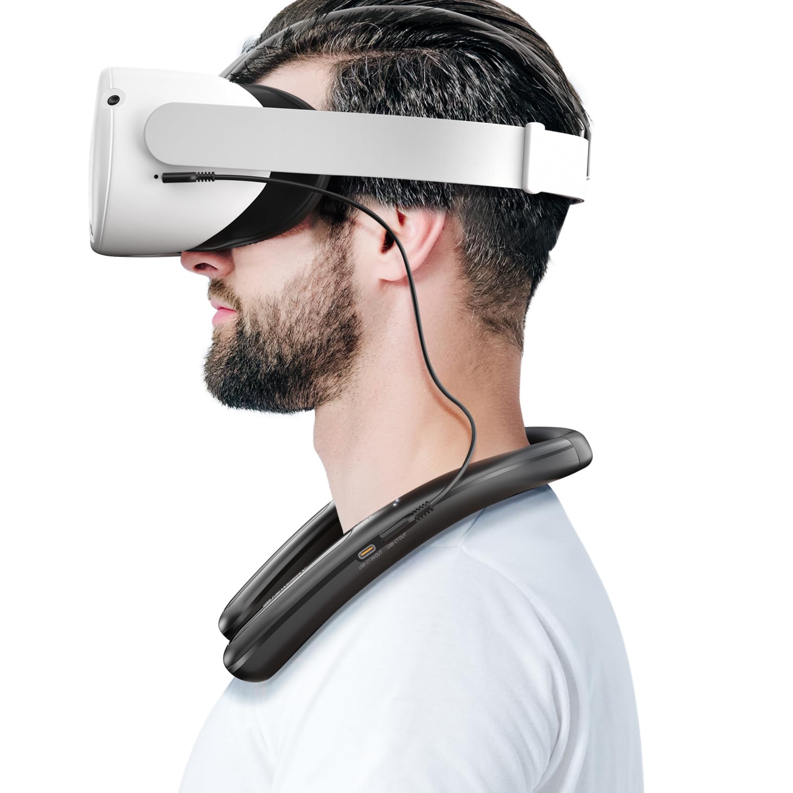 Amazon.co.jp: NEWDERY VRゴーグル用 バッテリーパック 10000mAh VR 