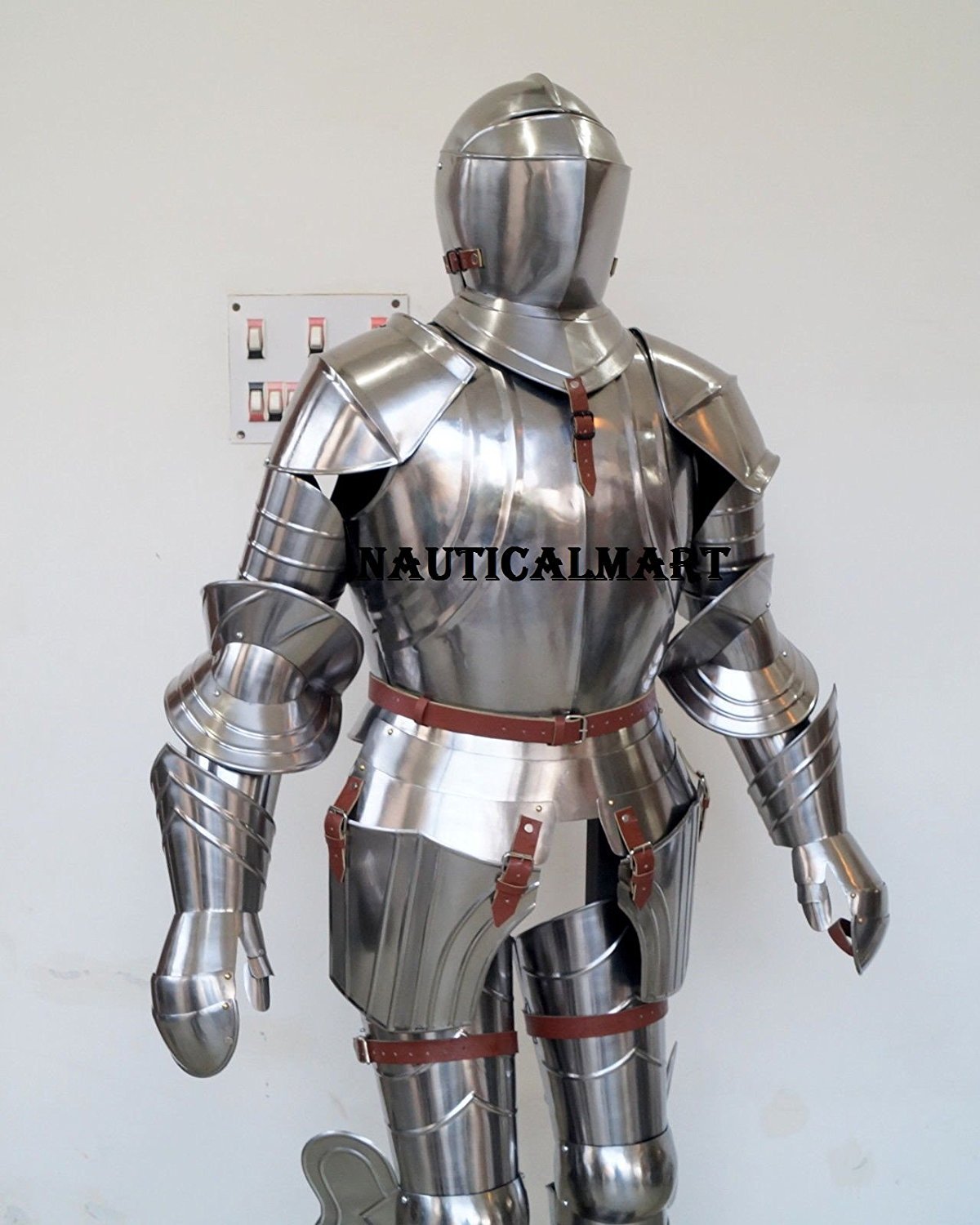 NauticalMart Medieval LARP Reenactment Knights Full Suit of Armour Costume