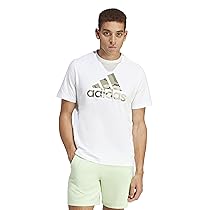 Adidas Uomo Camo BOS Graphic Tee, White, M