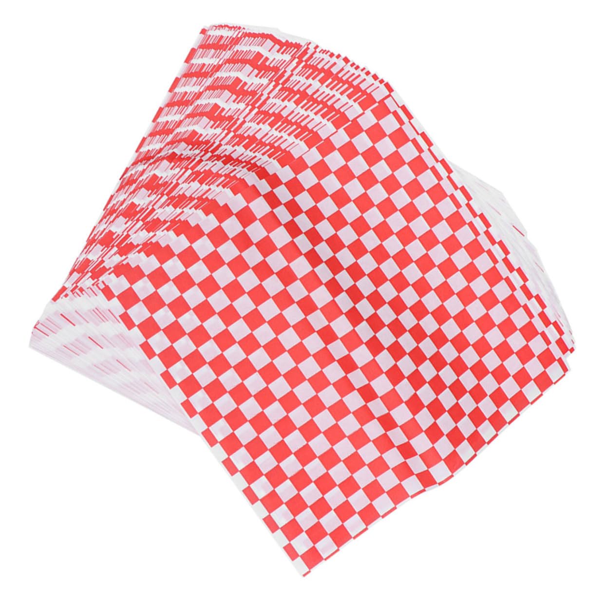 Papier Anti-graisse Rouge 200 Feuilles, Papier pour Aliments Frits