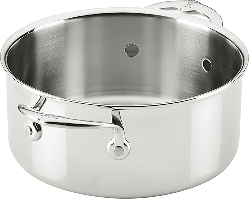 Miniatura 8 de Hestan ProBond Luxe Olla de sopa de 3 cuartos con tapa, acero inoxidable revestido profesional, construcción ProCore con revestimiento de tres