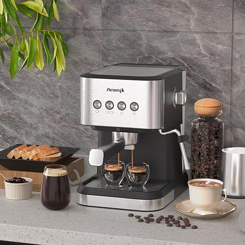 Miniatura 2 de Máquina de café expreso, 20 bares, máquina de café expreso profesional con espumador de leche, máquina de café expreso para capuchino, café con