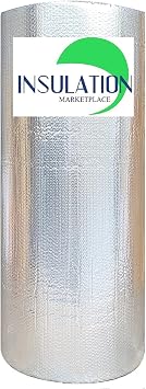 SmartBUBBLE - 48" x100ft Reflective Insulation Roll, Single Bubble Radiant Barrier, Thermal Insulation Shield - 3/16" Single Bubble