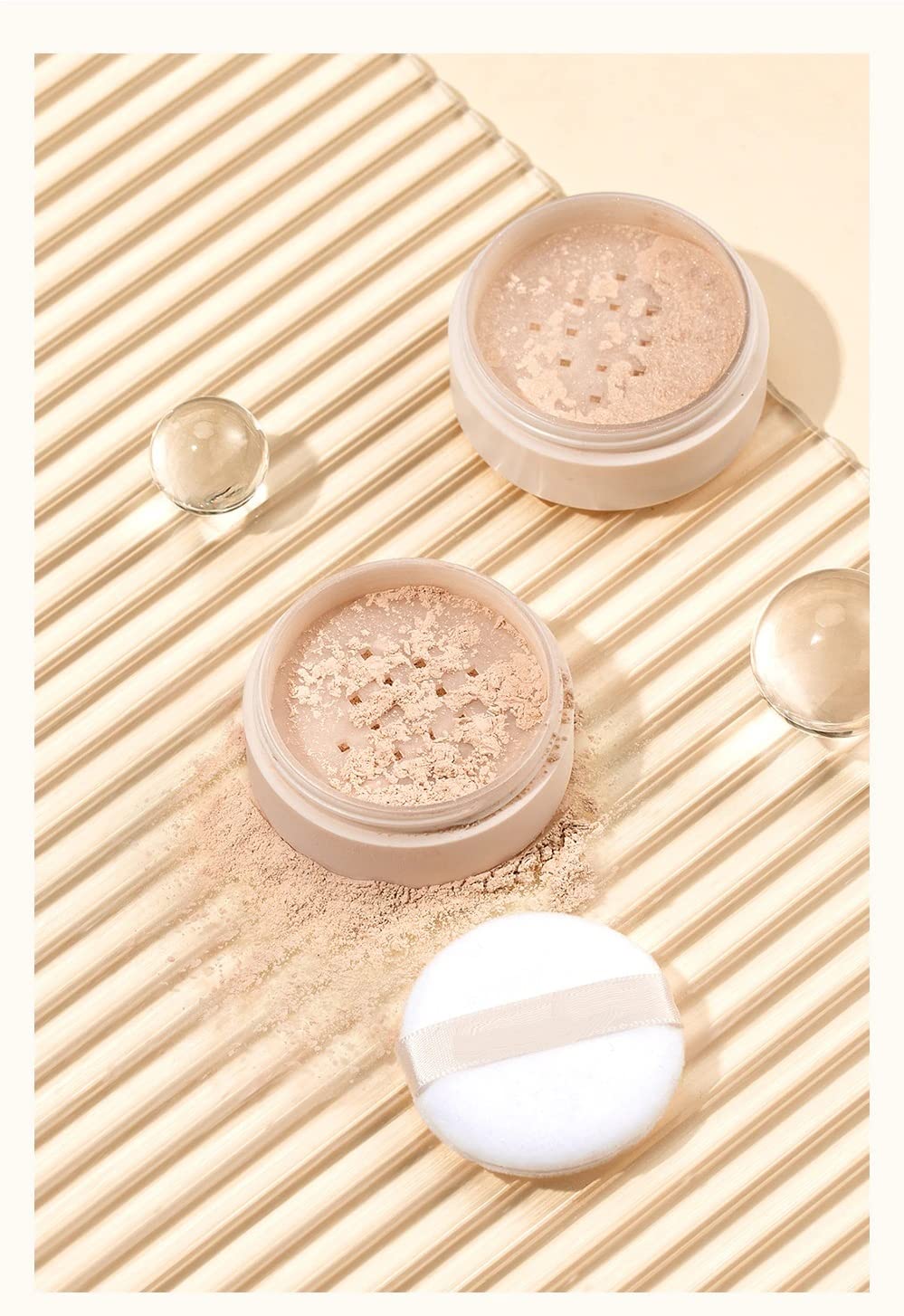 Face Loose Powder Mineral Waterproof Matte Setting Finish Makeup