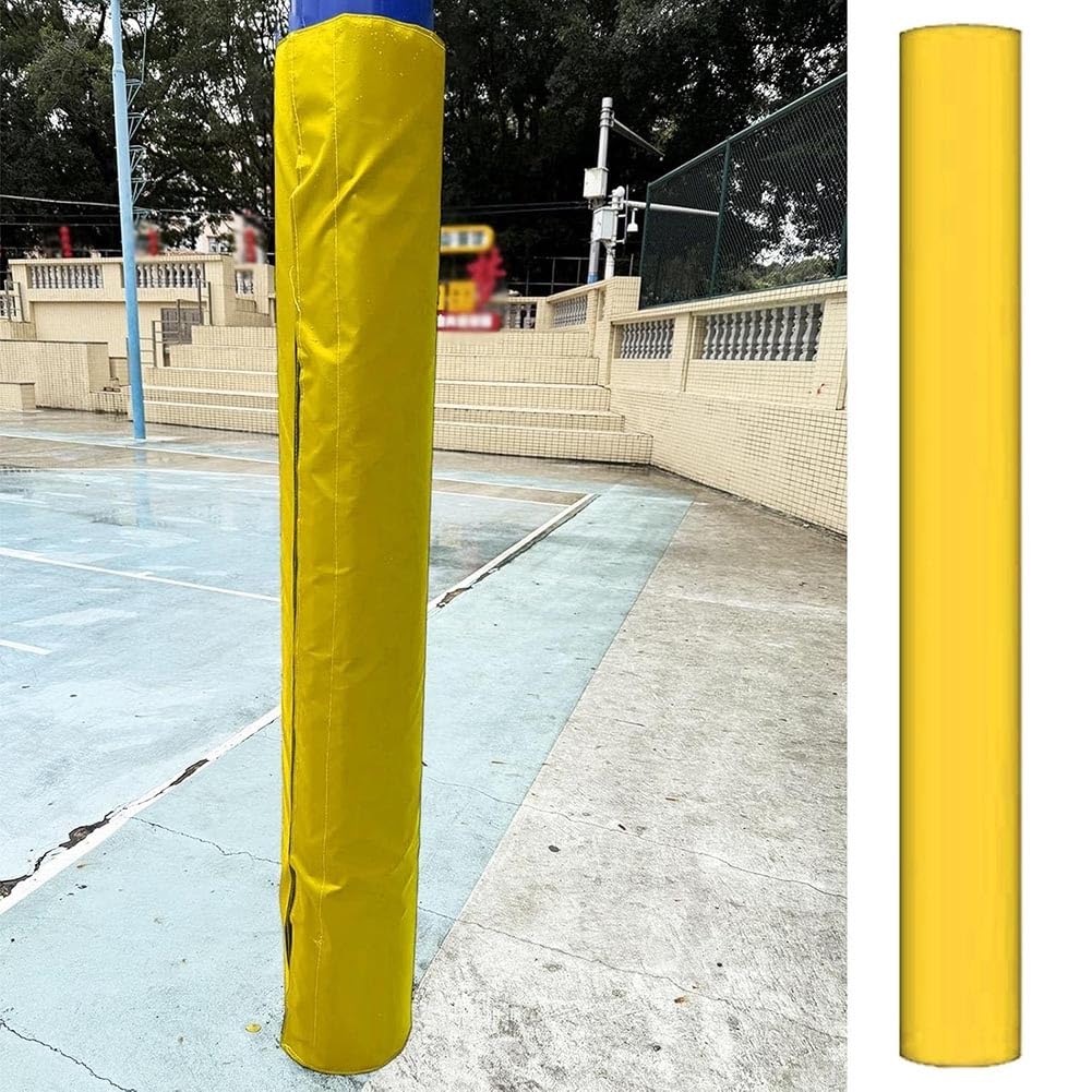 Wyściółka obręczy do koszykówki na zewnątrz, poduszka ochronna 22 cm z 4-stronną konstrukcją antykolizyjną i łatwe w instalacji akcesoria do koszykówki dla bezpiecznej zabawy