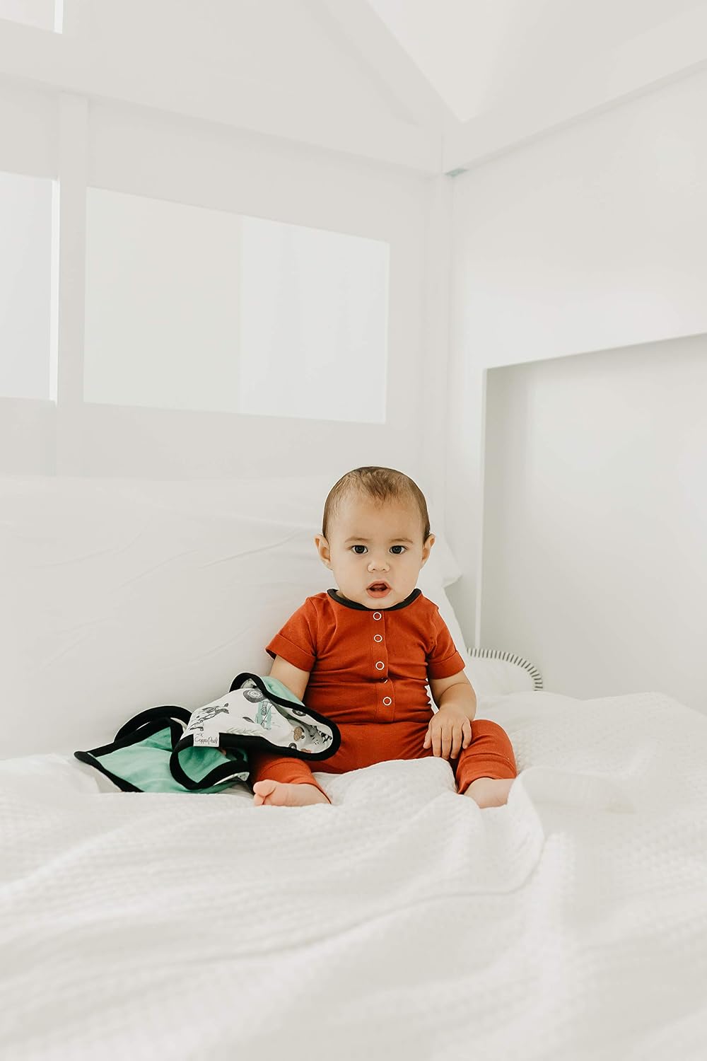 Copper Pearl Baby Security Blanket Set of 2 - Portable Size for Self-Soothing On-The-Go, Ideal Baby Blankets for Boys and Girls, Ultra-Soft, and Gift-Ready Loveys - Jo