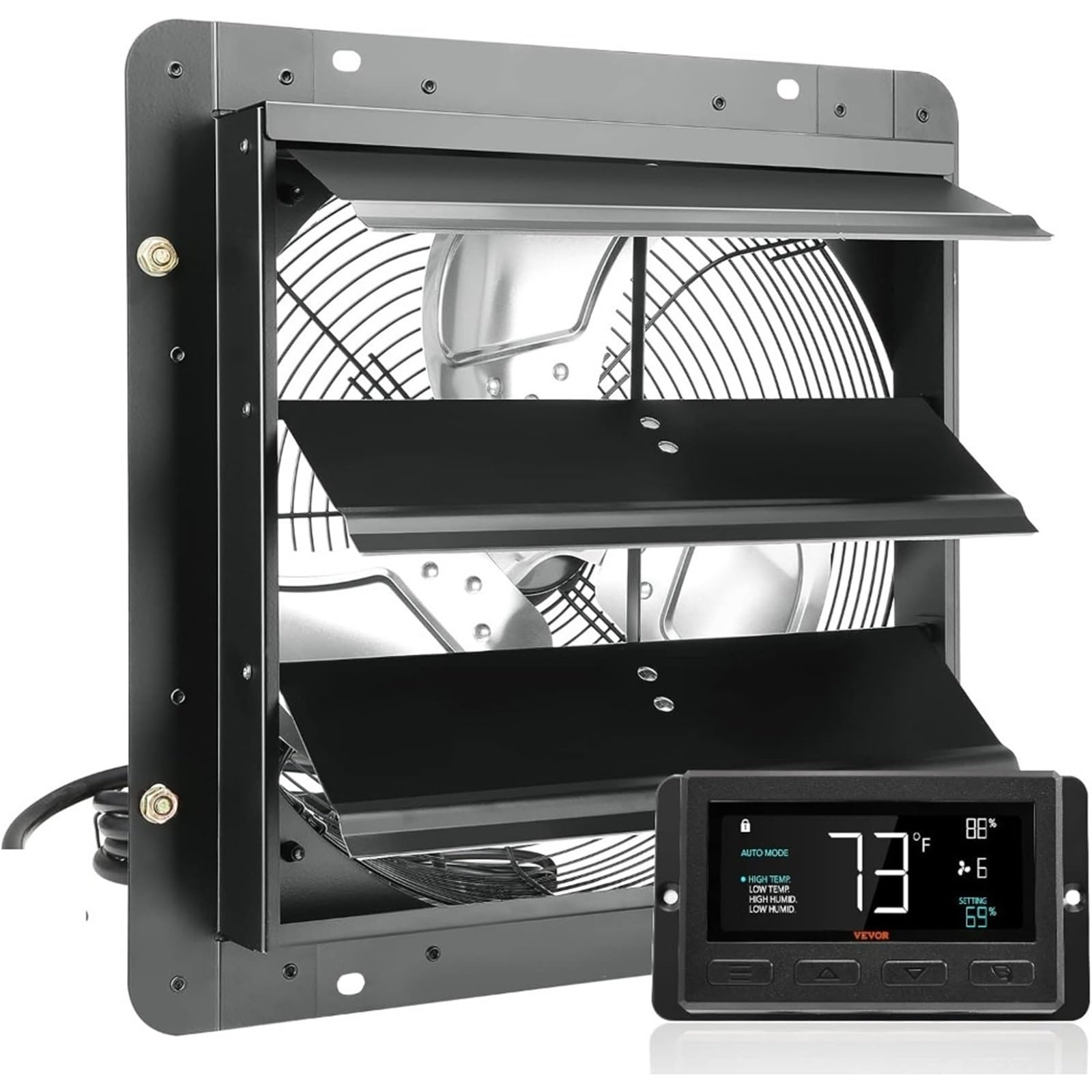 Ventilateur d'extraction anti humidité pour assainir les murs du grenier