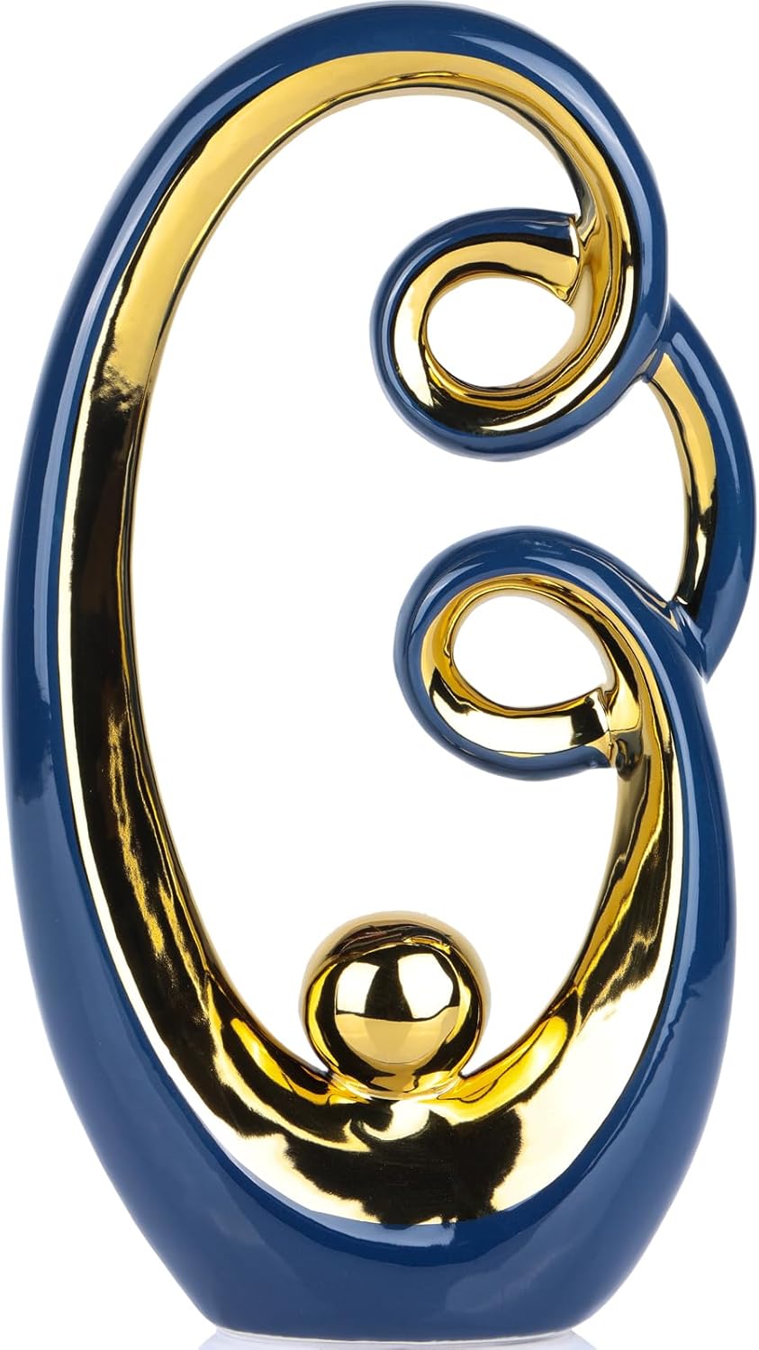 XMGZQ Navy Blue Aesthetic Room Decor Accent,Tv Stand Funky