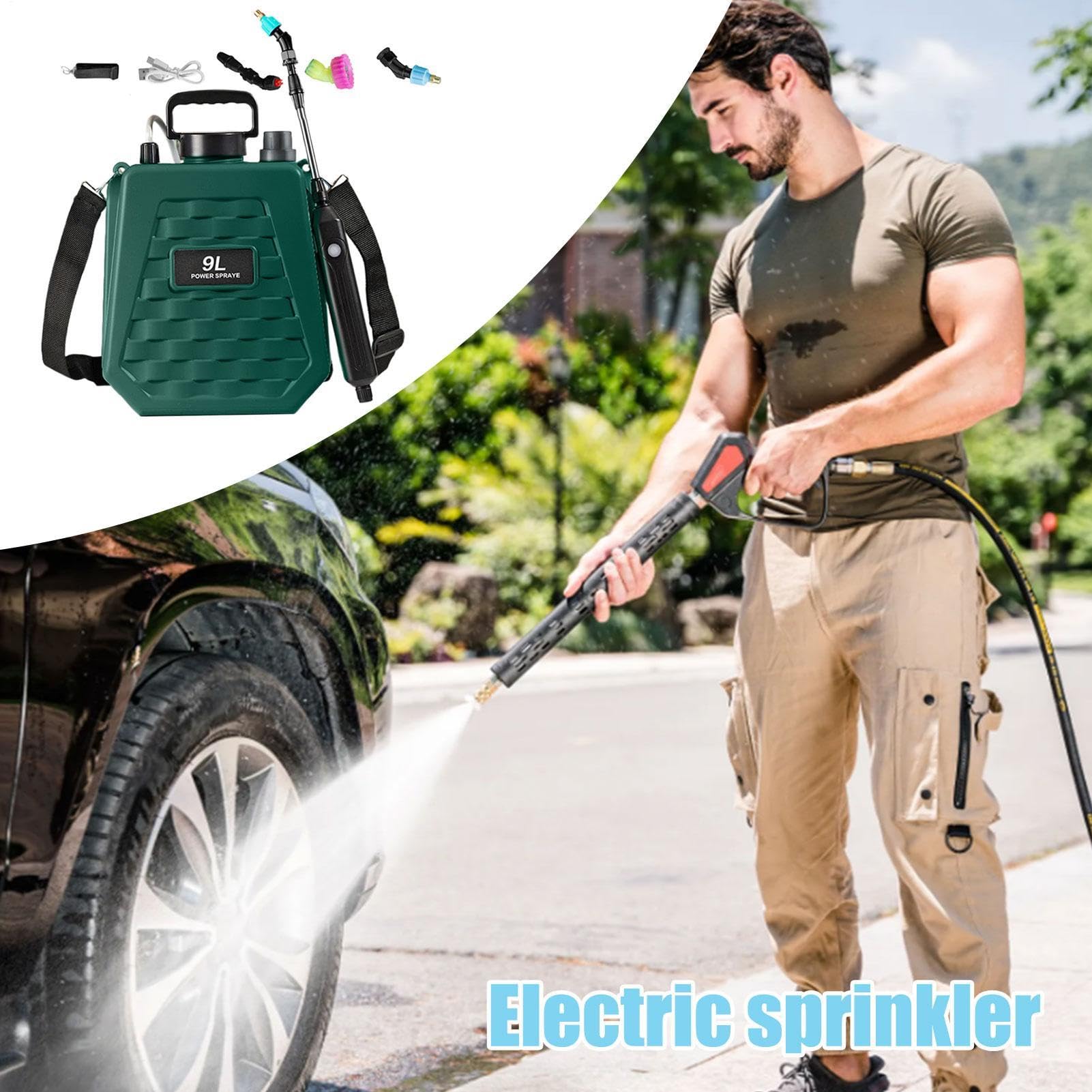 Opryskiwacz elektryczny Przenośny Zamgławiacz Z Funkcją Ładowania | Opryskiwacz Na Baterie Z Regulowanym Paskiem Naramiennym Do Zastosowań na Zewnątrz, w Domu, do Roślin, Rolnictwa i Ogrodu