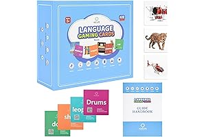 400 Educational, Photo-Based Noun Flash Cards for Language Learning and Skill Development