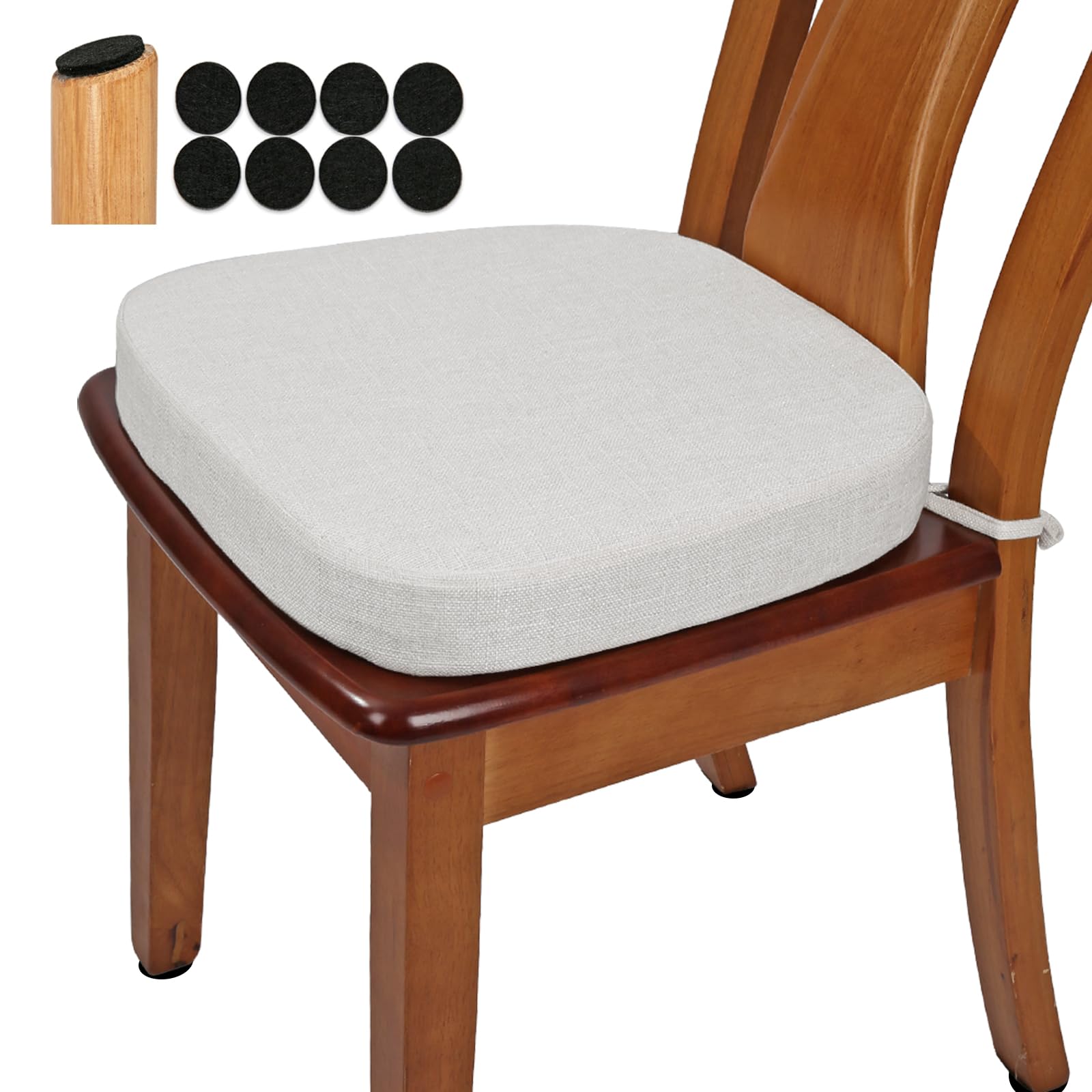 BUYUE 428 verdickt Original Leinen Esszimmerstuhl Kissen