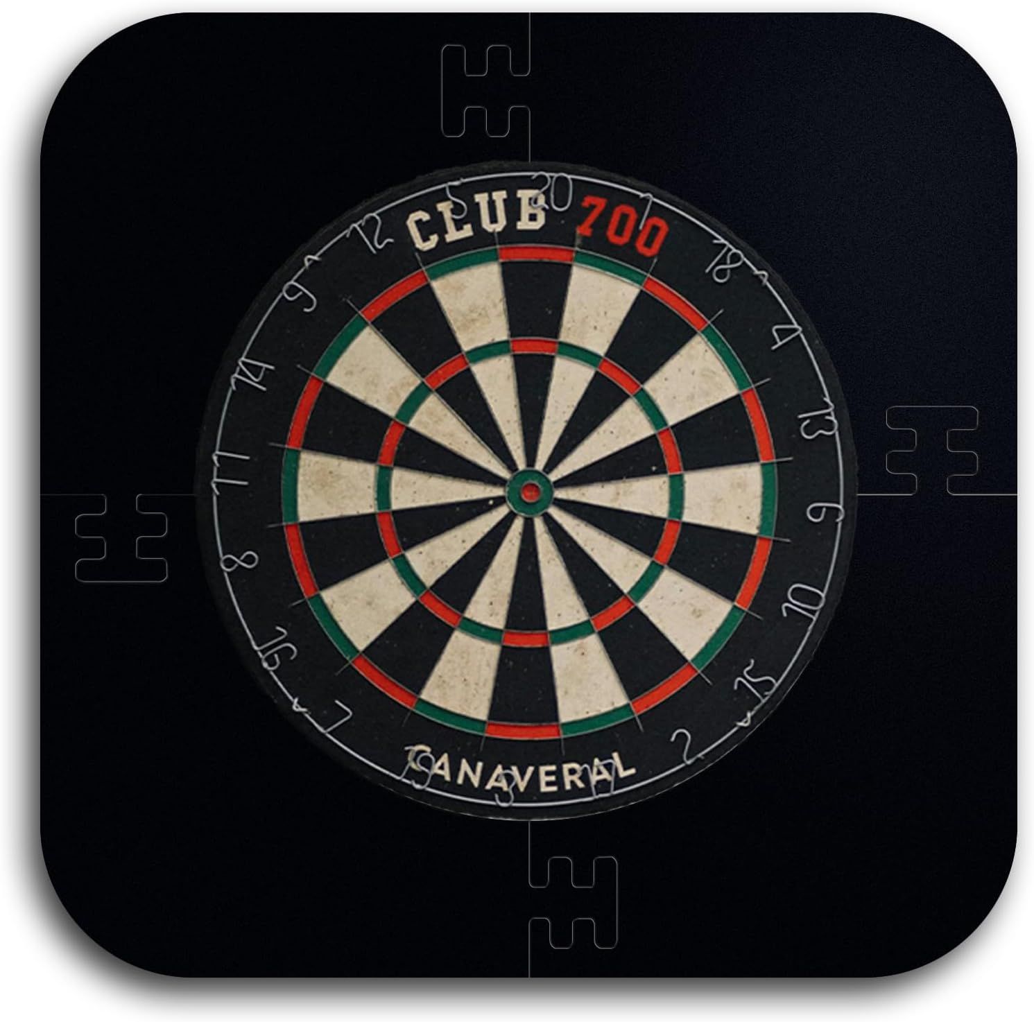 Dart Board Wall Protectors,Dartboard Surround,Black Dart