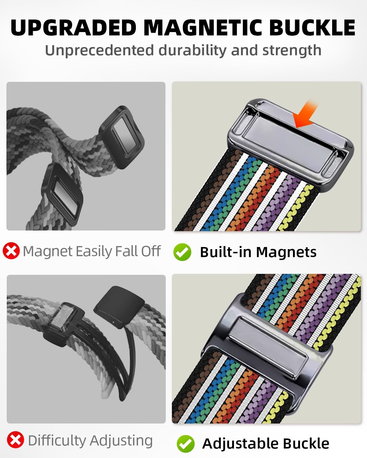 Braided Bands Compatible with Pixel Watch 3 41mm/Pixel Watch 2 Band/Google Pixel Watch Band - Metal Lug Connector - Breathable Mesh Line Weave Sport Straps for Women