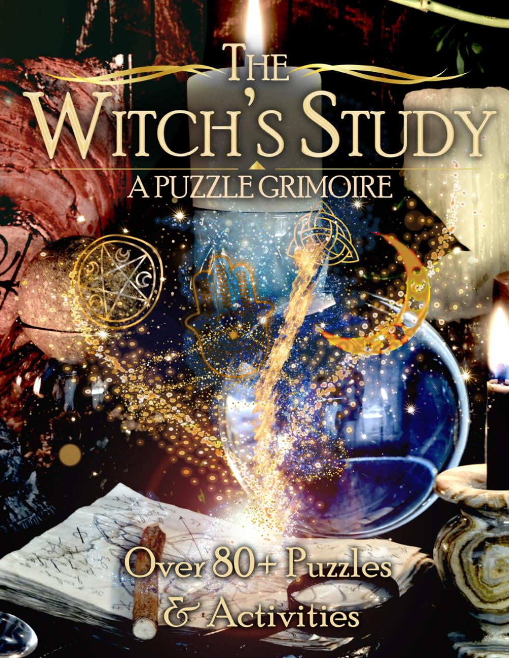 The Witch's Study: A Puzzle Grimoire: Over 80+ Puzzles & Activities (Sled Dog Puzzles & Activities)