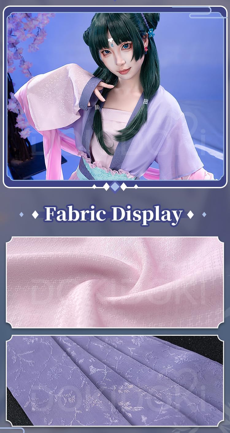 KIRA KIRA Maomao Moon Fairy Cosplay Costume Doki-SR The Apothecary Diaries Maomao Cosplay Hanfu Costume Outfit