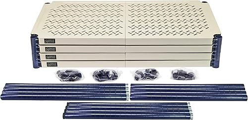 Miniatura 8 de QUANTUM STORAGE SYSTEMS RPWR72-2448E - Estantería ajustable de 4 estantes capacidad de carga de 600 libras por estante 72 pulgadas de alto x 48