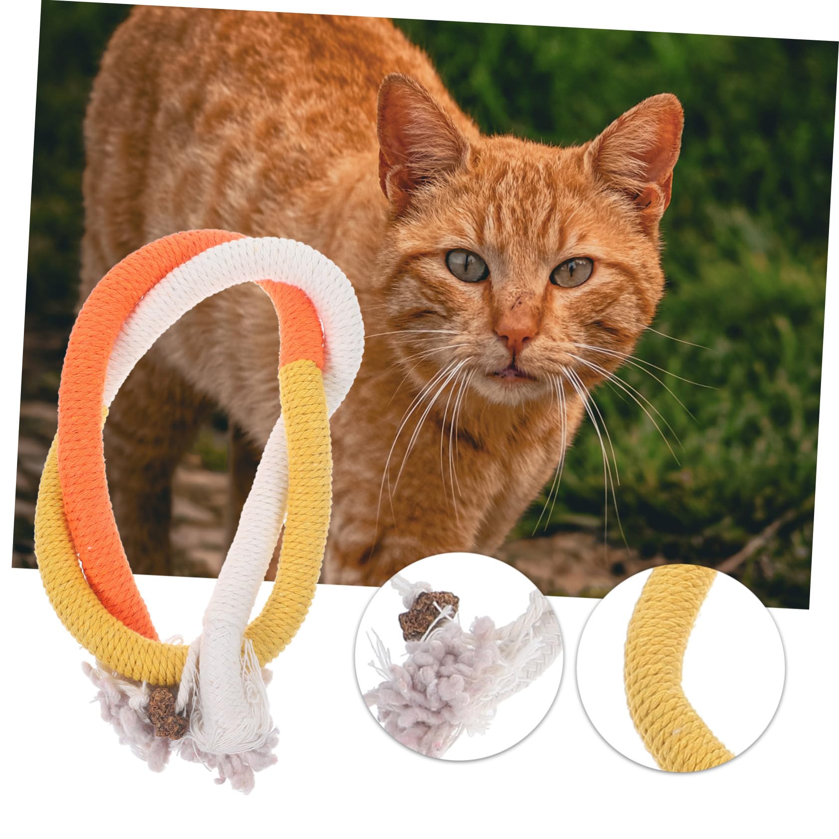 Kisangel 15stücke Interaktive Katzenminze Seilspielzeuge Bunte Kauspielzeuge Für Katzenbeschäftigung Und Zahnpflege Für Aktives Spiel Und Natürliche Instinkte
