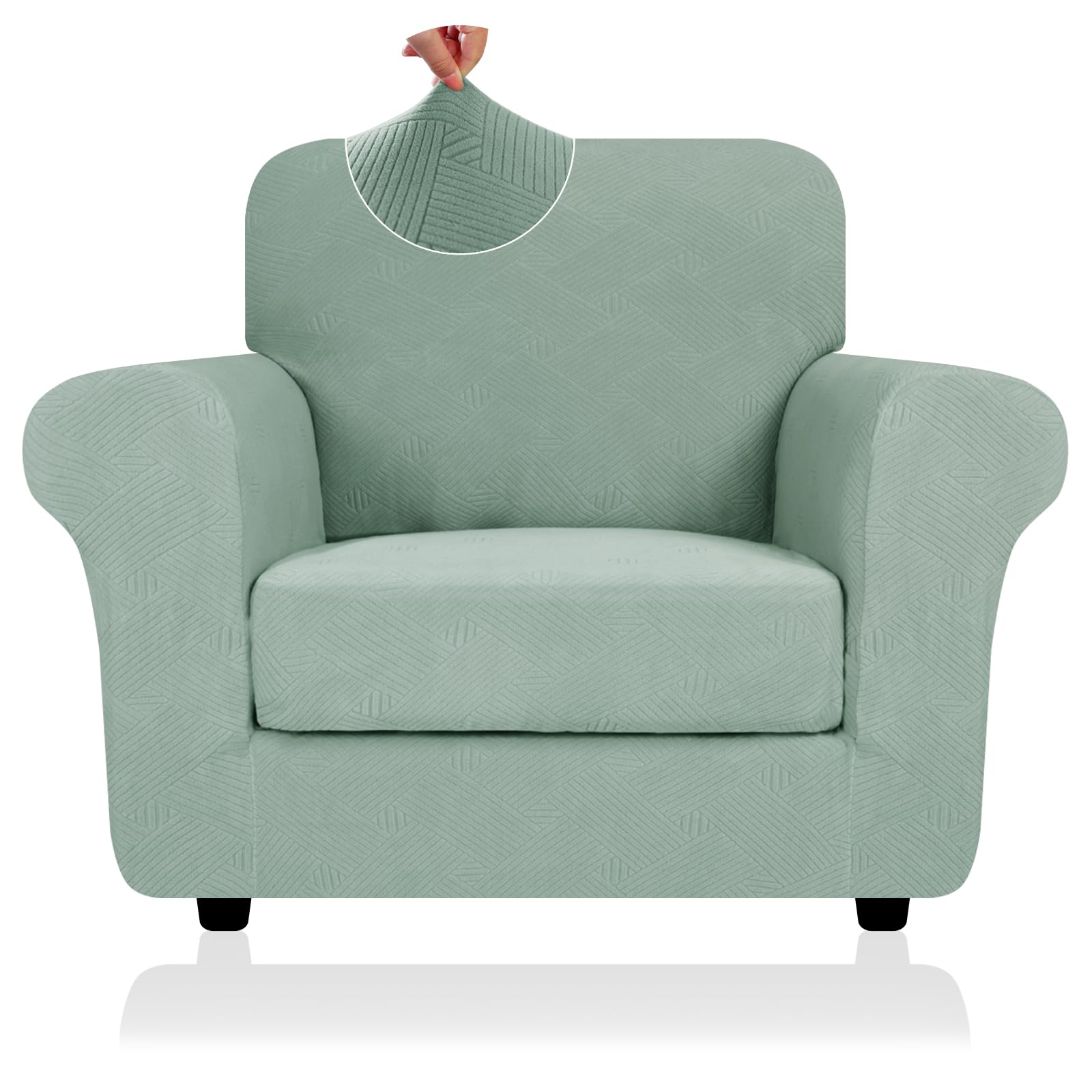 Amazon.com: ZNSAYOTX 2026 Striped Chair Cover 2-Piece (31