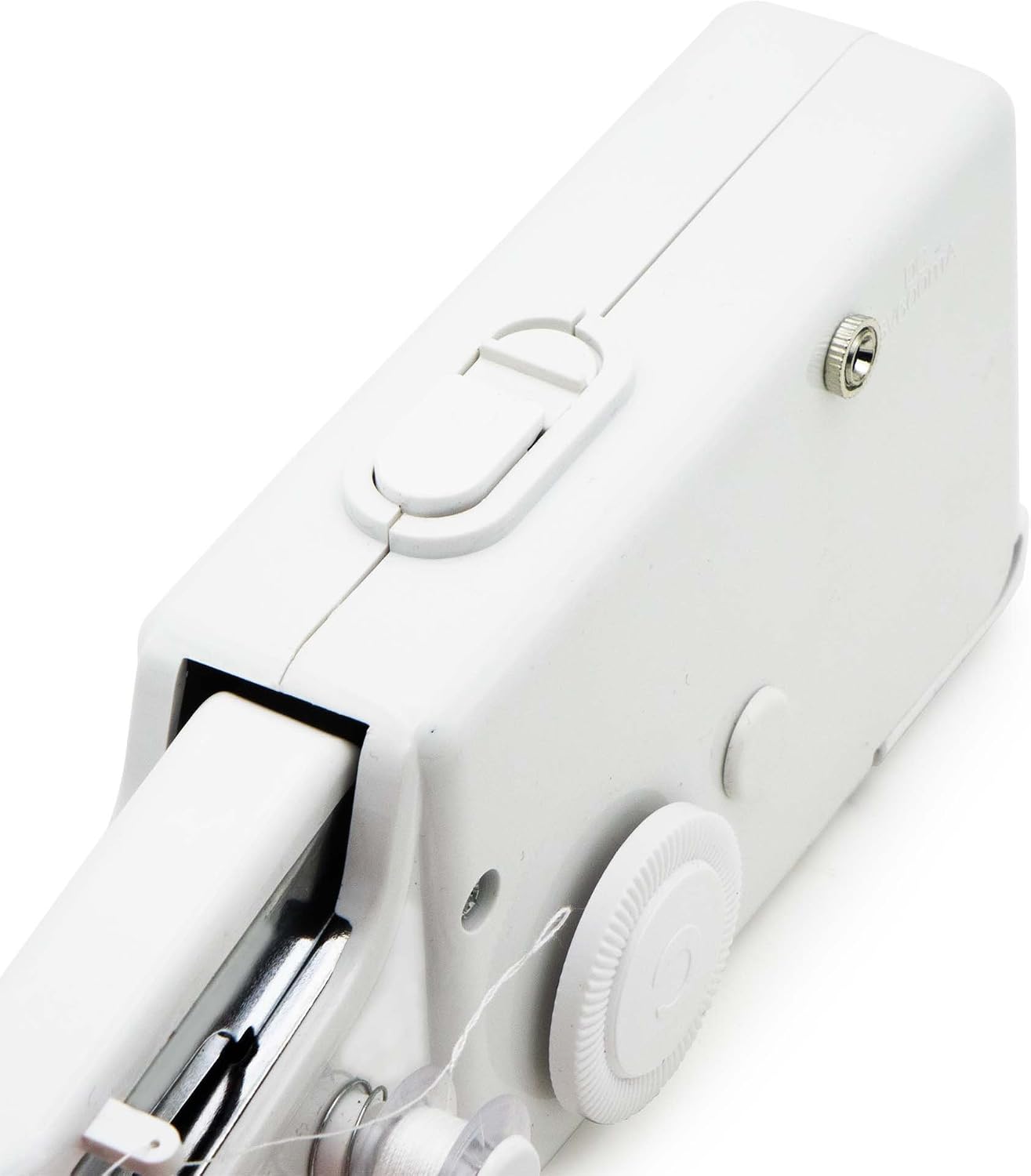 Amado Portable Sewing Machine, Mini Handheld Sewing Repair Kit for Fabric and Kid’s Cloth, Lightweight Craft Single Thread Sewing Machine, Battery Operated Mini Sewing Kit for Home and Travel Use