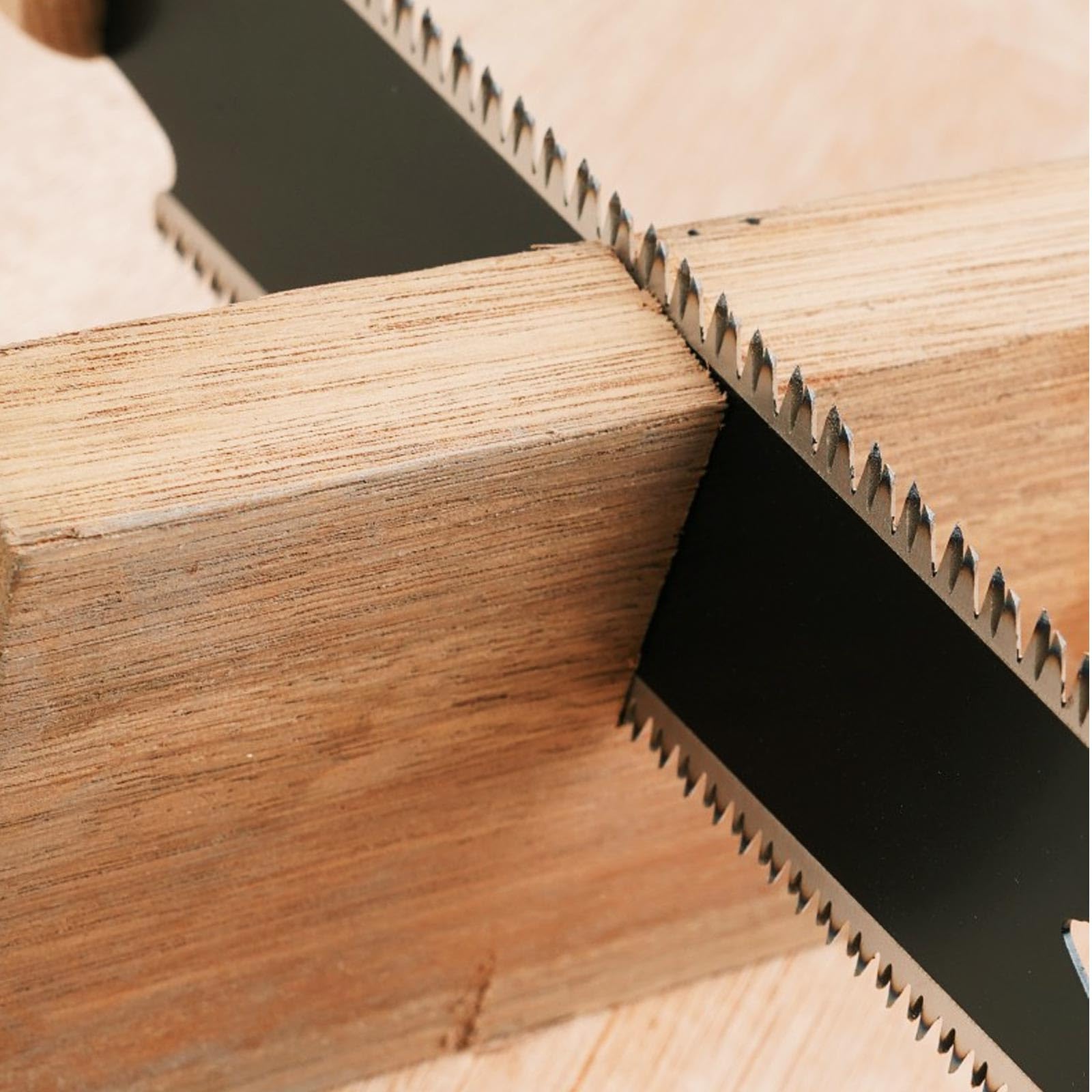 Sega Legno, Piccola Sega Mano 65 MN, Seghetto Potatura 150 mm Lama, Denti a Doppia Faccia, Rimozione Rapida Trucioli, per Artigianato e Hobby