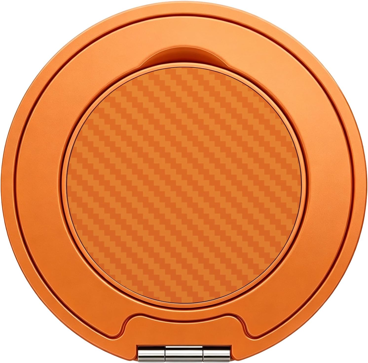 Magnetic Phone Ring Holder for MagSafe, Phone Grip, Compatible with iPhone 17 Pro Max 16 15 14 and Android, Phone Finger Ring Stand for Men Women, Orange