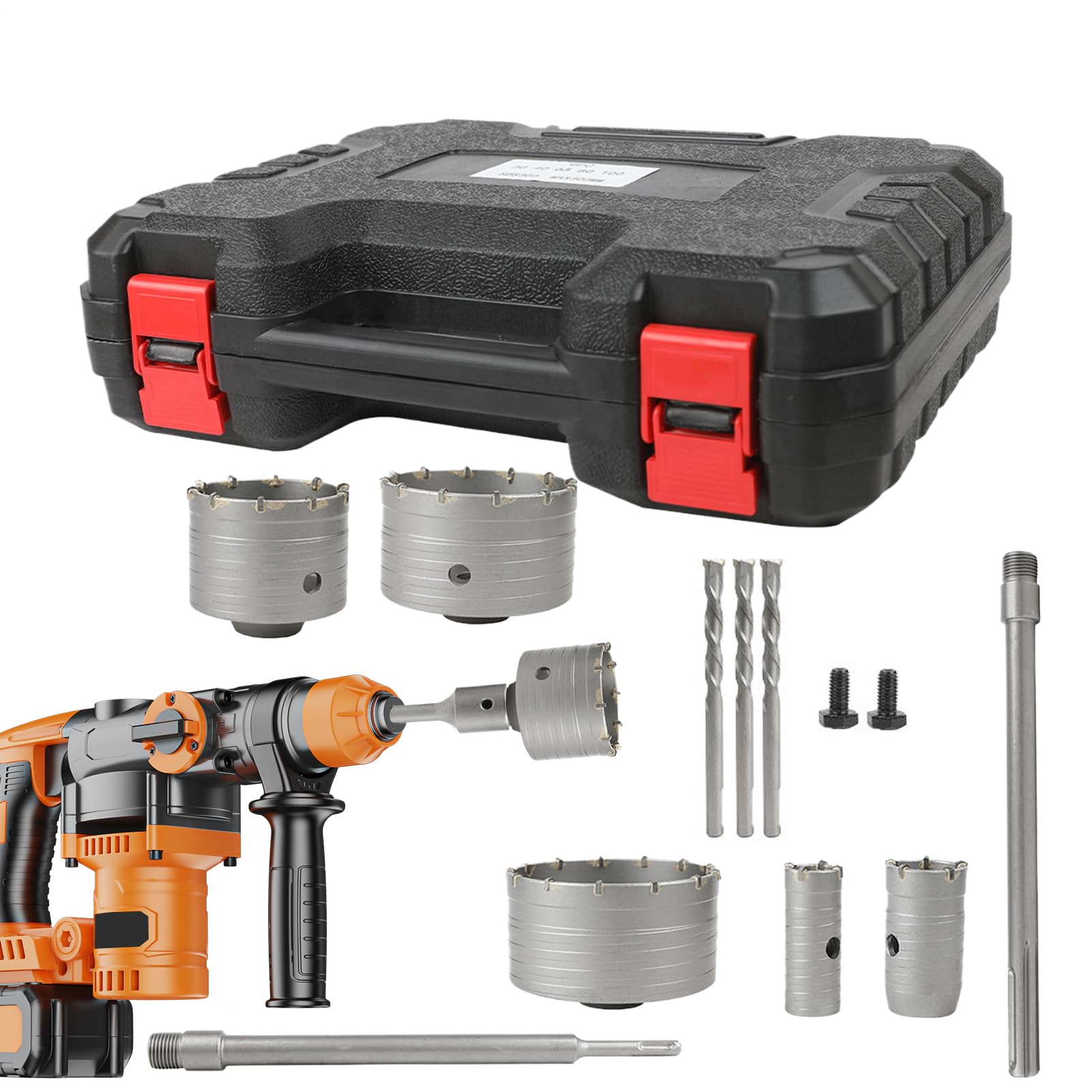 Juego De Brocas De Corona Para Pared herramienta de corte de metal estable | broca multiuso para cemento Kit De Accesorios De Perforación Para Hogar Y Fontanería Y Electricid