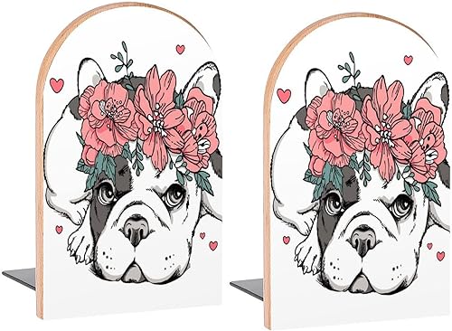 Miniatura 9 de Seamlesss - Sujetalibros decorativos de madera para estantes, habitación de los niños, escritorio, hogar, oficina, libros para revistas, libros,