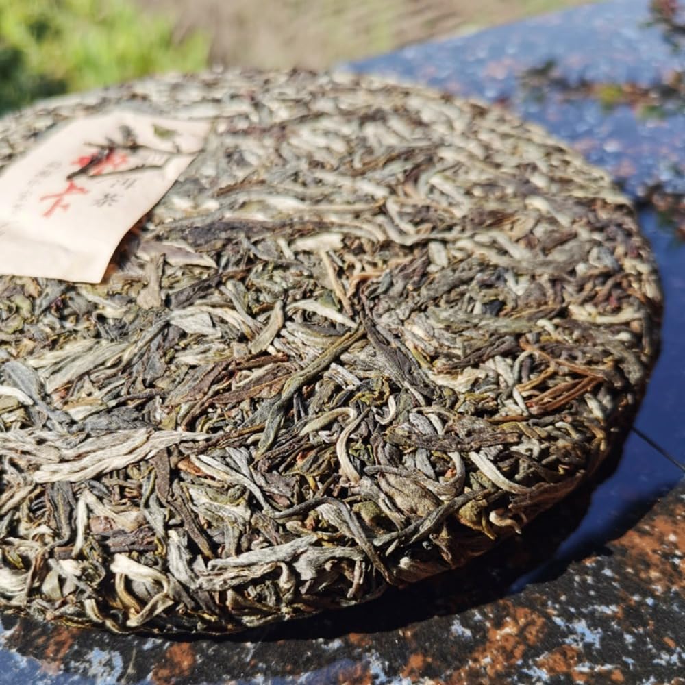 Yunnan Naka Té Del Árbol Antiguo 357g Fuerte Encanto Montañoso Primera Primavera Puerh Pastel De Té Crudo