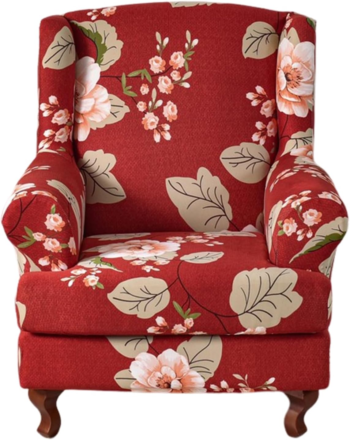 HAOYONG Wingback Chair Covers 2 Piece Stretch Wing Chair