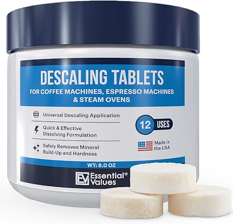 Essential Values Descaling Tablets, Descaler for Keurig C...