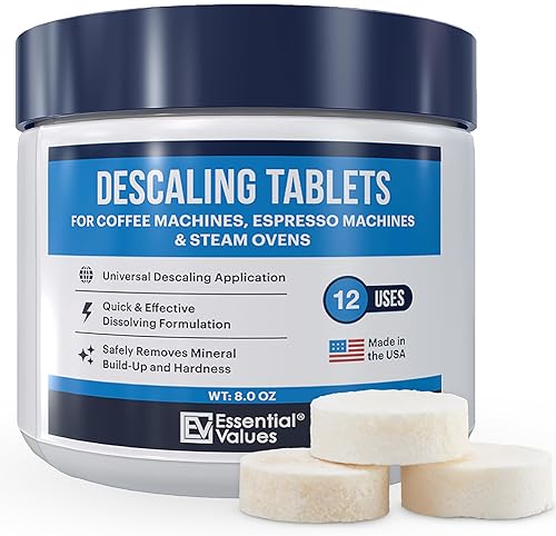 Descaling Tablets (12 Count/Up to 12 Uses) for Jura, Miele,