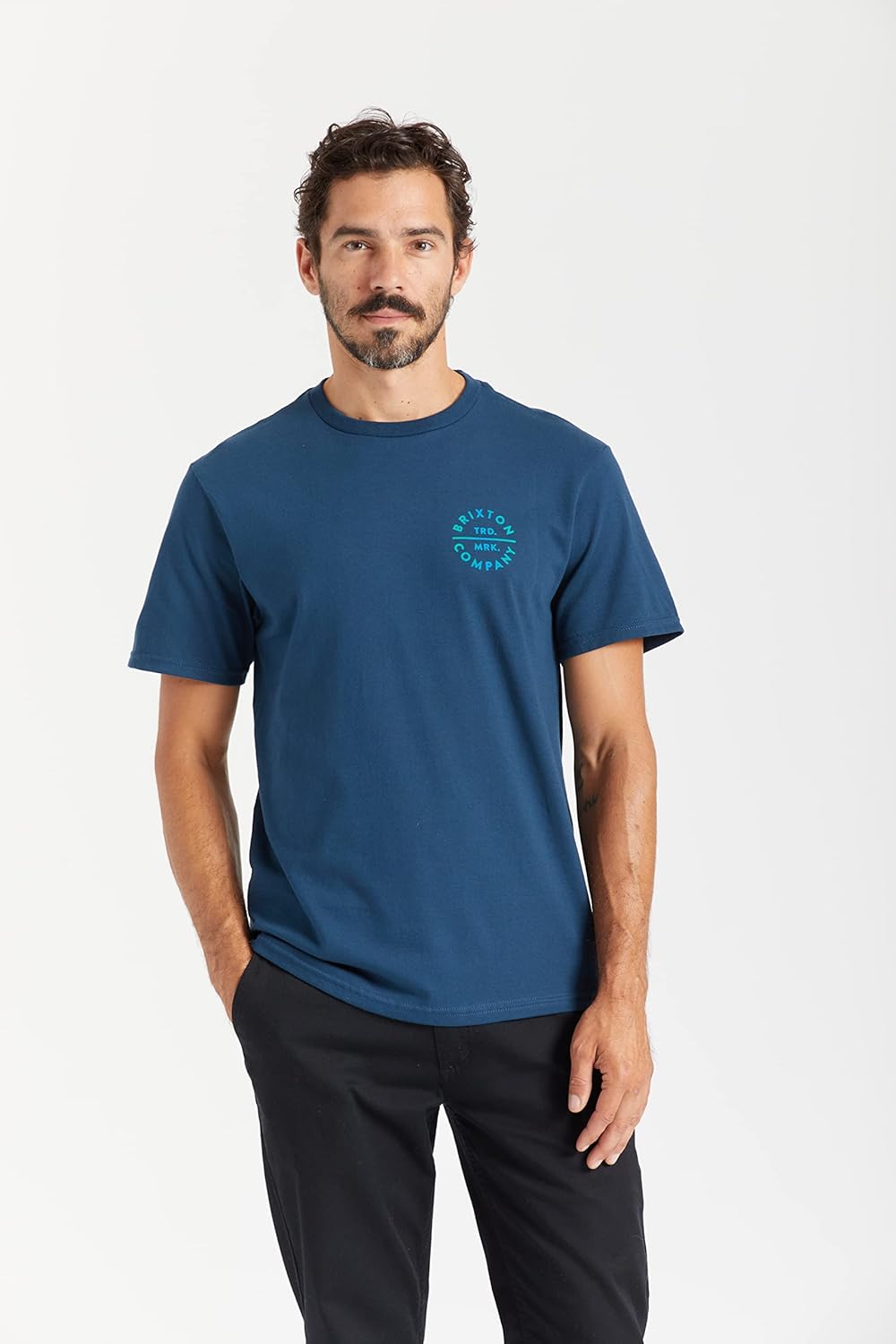 Brixton Men's Pledge Long Sleeve Standard T-Shirt